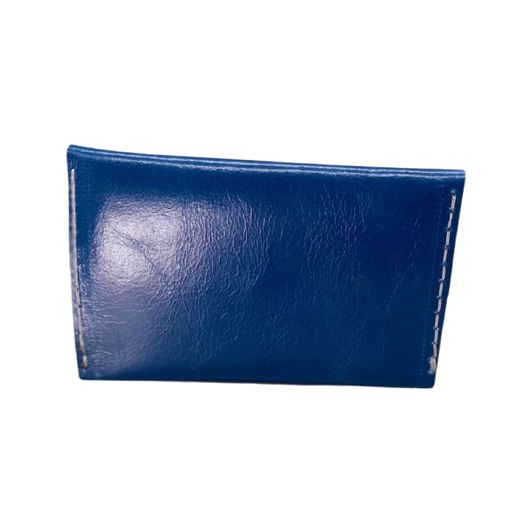 Blue card holder